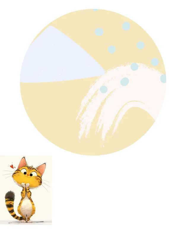 Cats No. 10 note pad, design 1