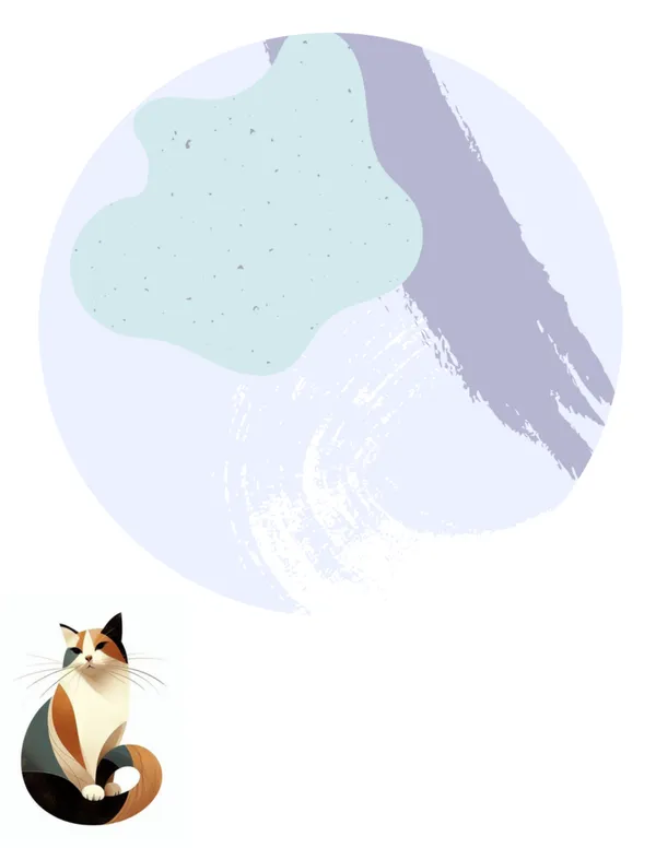 Cats No. 10 note pad, design 2