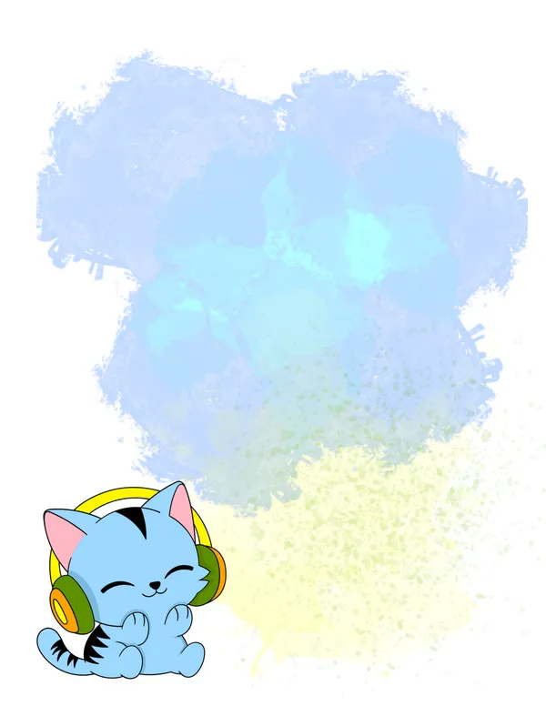 Cats No. 6 note pad, design 2