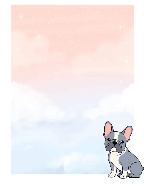 Dogs No. 1 note pad, design 2