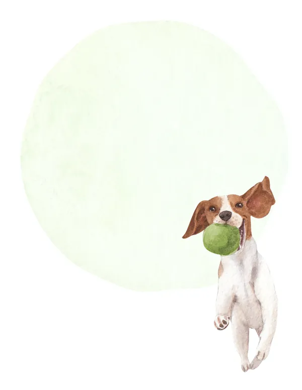 Dogs No. 10 note pad, design 1