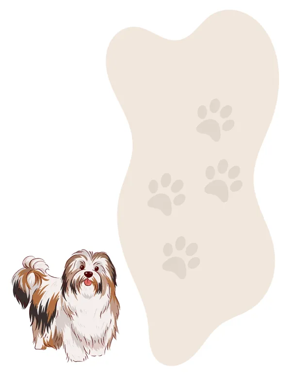 Dogs No. 11 note pad, design 2