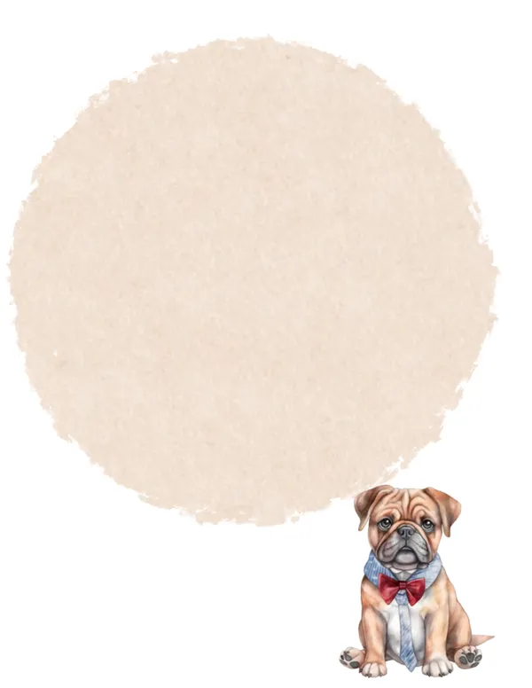 Dogs No. 3 note pad, design 1