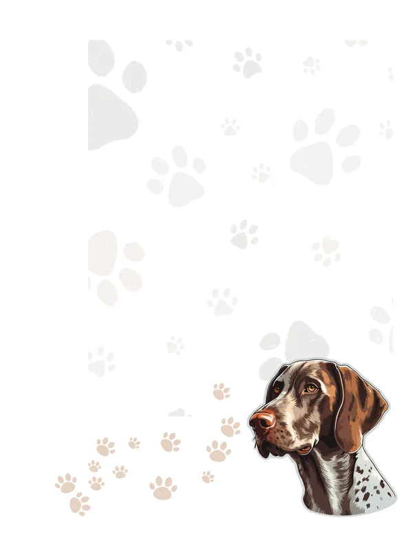 Dogs No. 6 note pad, design 2