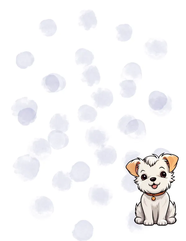 Dogs No. 7 note pad, design 2
