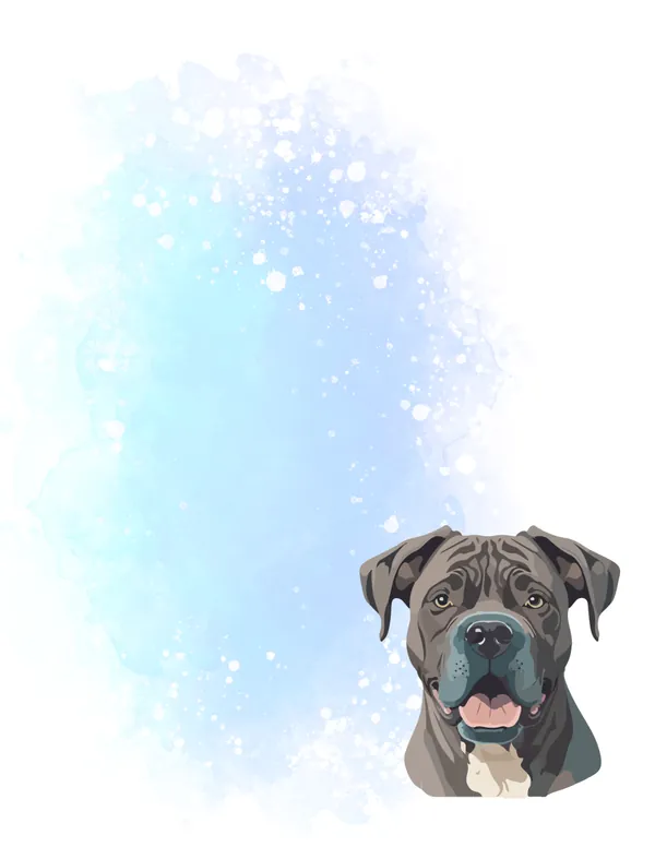Dogs No. 8 note pad, design 1