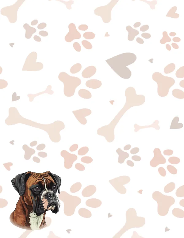 Keeping Balanced note pad — a dog design
