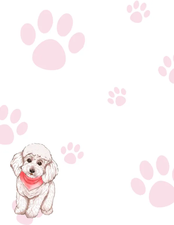 Happy Dog Days note pad, design 2