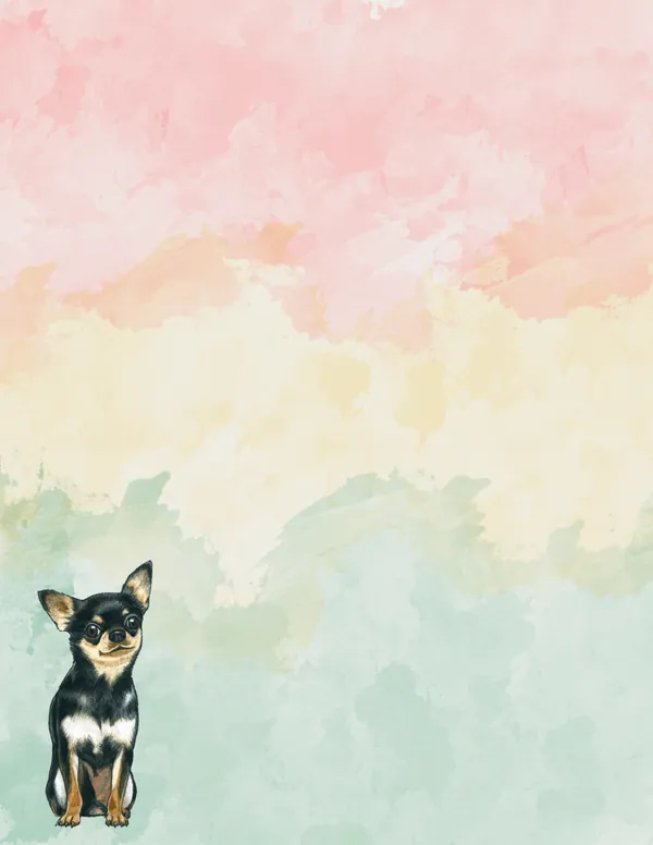 Pepup Doggy Day note pad, design 2