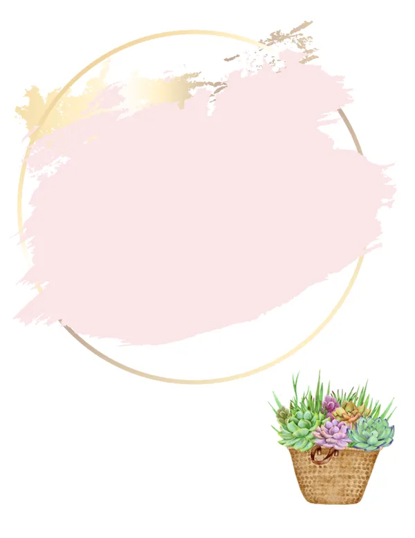 Plants No. 2 note pad, design 1