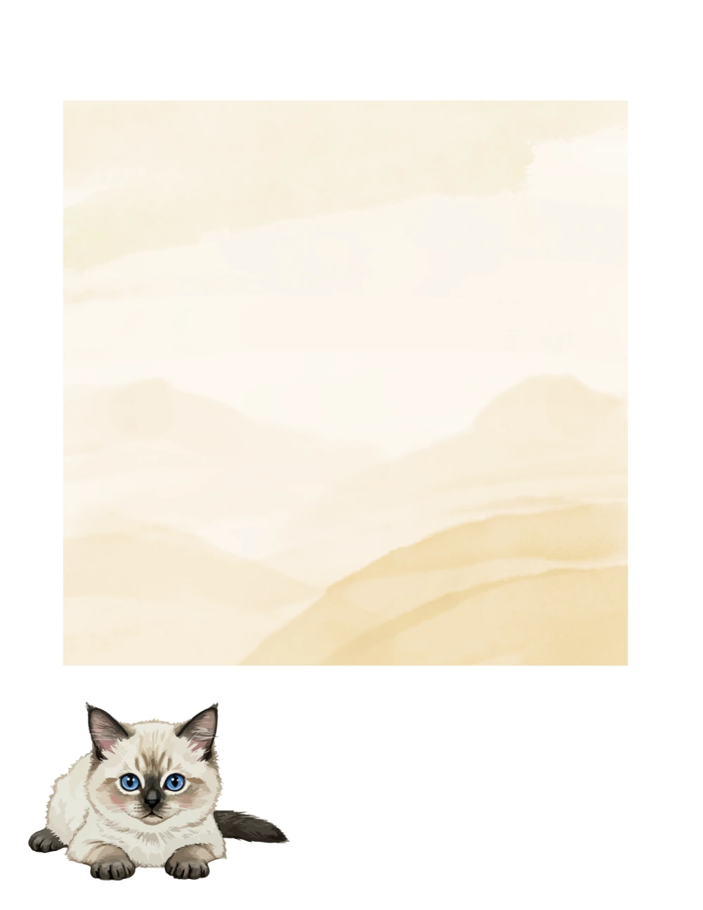 Cats note pad from Keeping Balanced