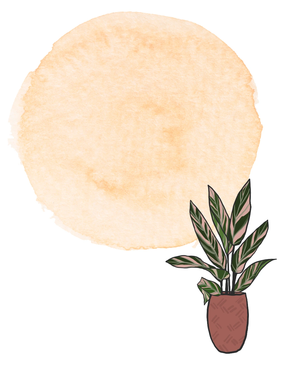 Keeping Balanced note pad — Plants No. 2